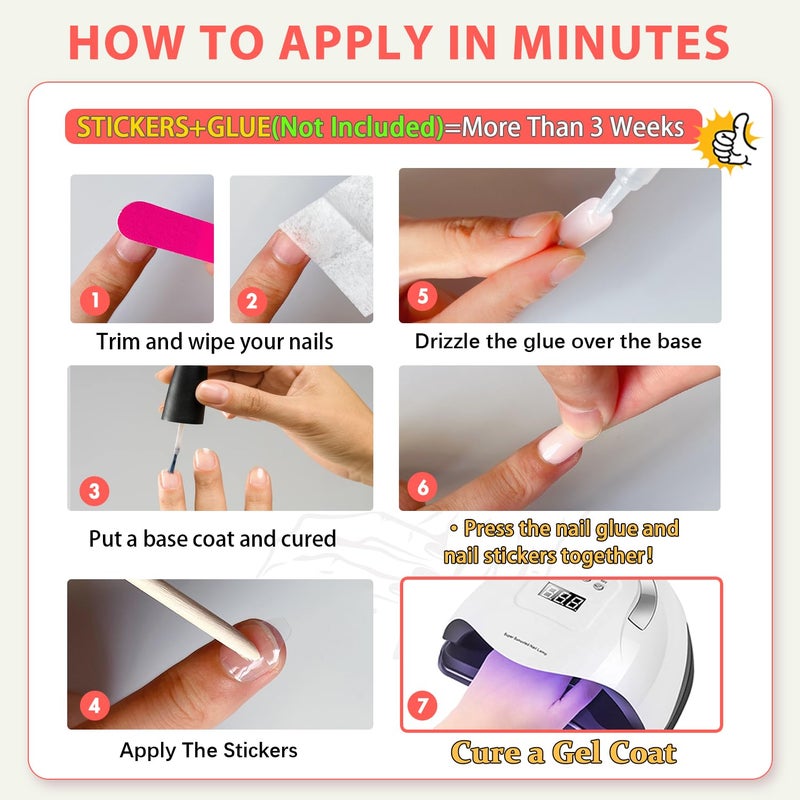 KQueenest Berry Purple Press on Nails Medium Stiletto Almond, Glossy Glue on Nails Medium Fake Nails Press ons Feature Protective UV Coating for Women Nail Art Manicure in 24PCS - Image 5